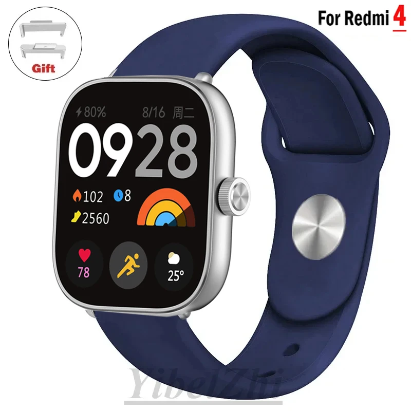 Soft Silicone Sport Bracelet Strap for Smartwatch Wristband Accessories