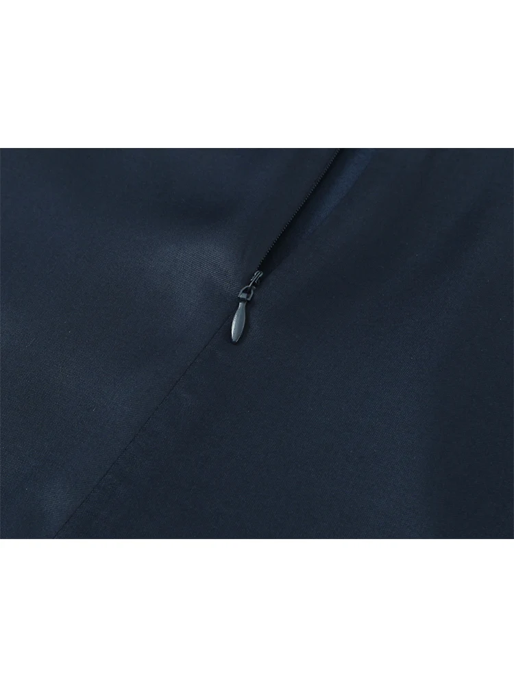 Summer Women Sleeveless Short Dress 2026 Fashion Fitting High Waist Mini Dress Lady Turtleneck Solid Lace Spliced Dress