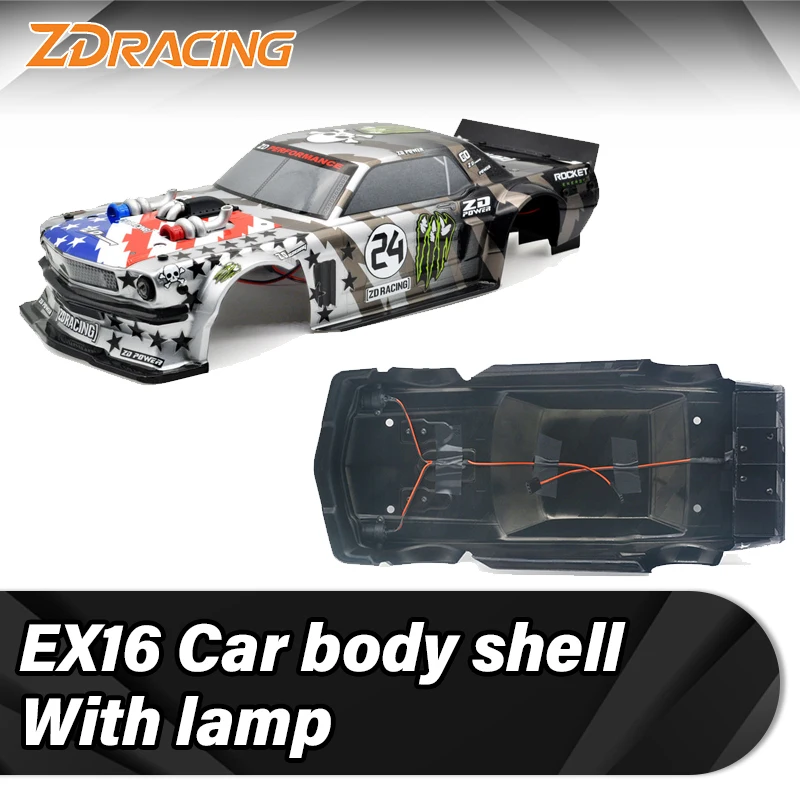 Корпус кузова автомобиля с дистанционным управлением Surpass Hobby Zd Racing EX-16