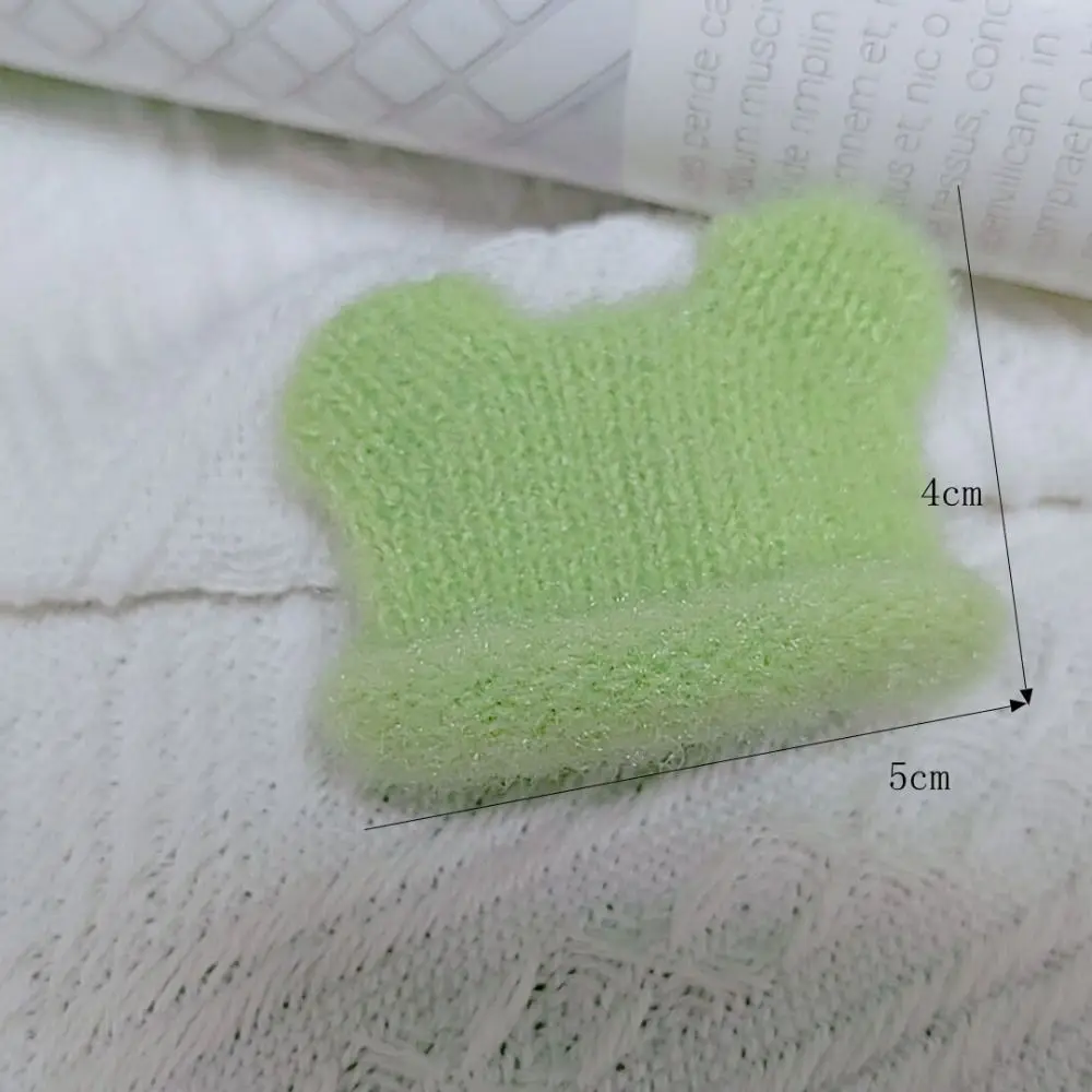 Knitted Mini Knitted Hats Handmade Materials Colorful DIY Doll Decorative Cap Cute Mini Knitted Finger Cap Children Gift