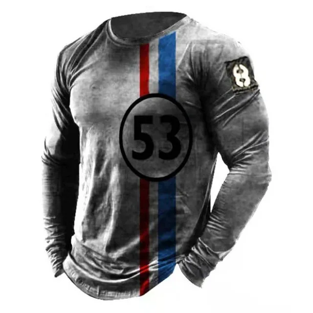 Vintage T Shirts 3d Printed Casual Long Sleeves Men's Loose Oversized T Shirts O Neck Comfort Sweatshirts European Clothes 5xl 11
