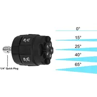 High Pressure Washer 5 Spray Angles Water Nozzle With 1/4" Quick Plug 2