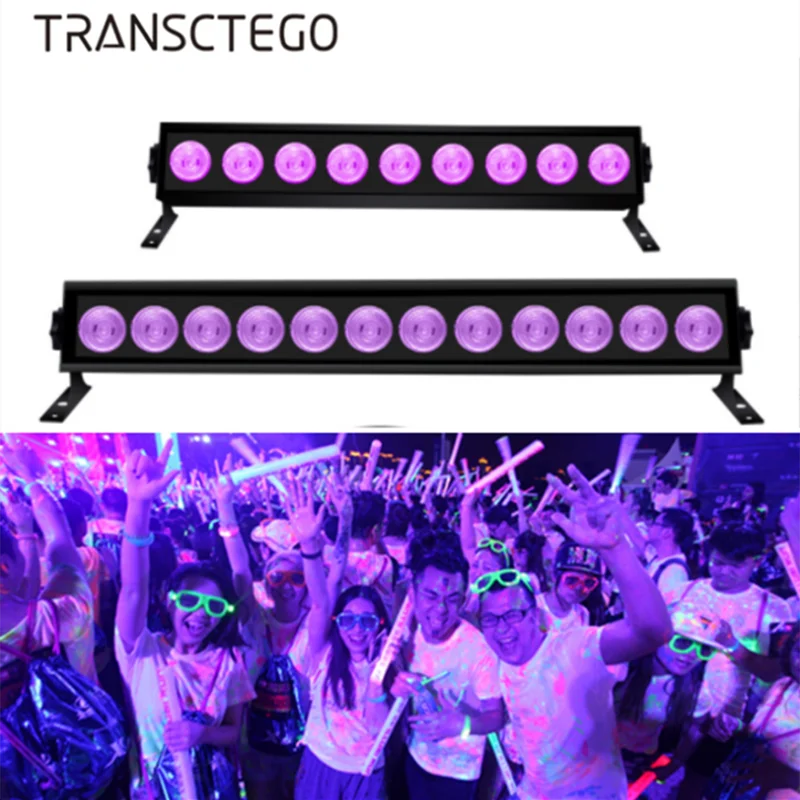

New Disco UV Violet Black Lights DJ 36W Par Lamp UV For Party Christmas Bar Lamp Laser Stage Wall Washer Spot Light Backlight