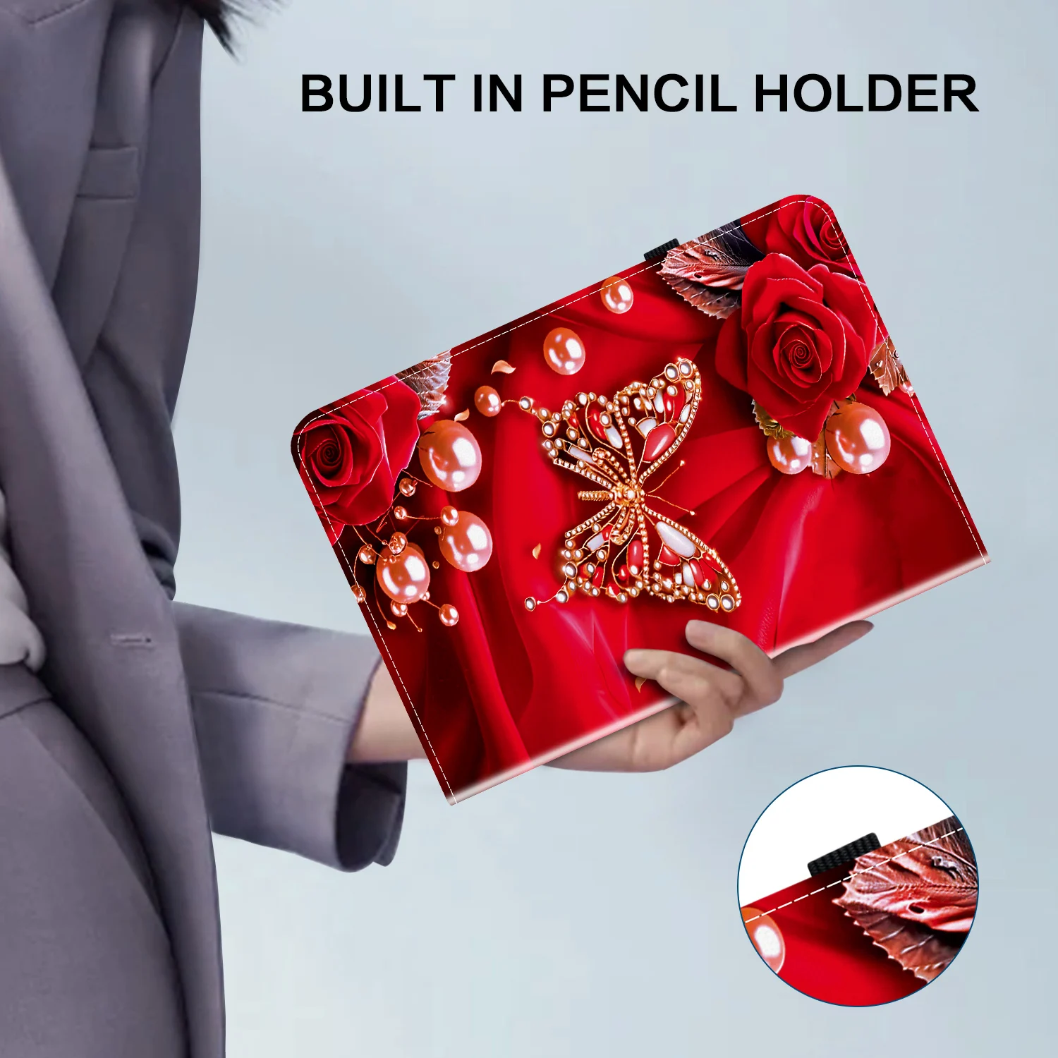 Premium Leather Tablet Case - Elegant and Durable Cover