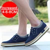 High Quality Men Elevator Shoes Height Increased 8cm Invisible Inner Heightening Shoes Men's Sports Suede Leather Sneakers Shoes 4