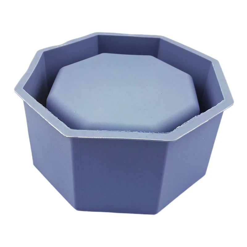 Y4QE Flower Pot Mold Silicone Succulent Flowerpot Plant Vintage Mould Concrete Cement