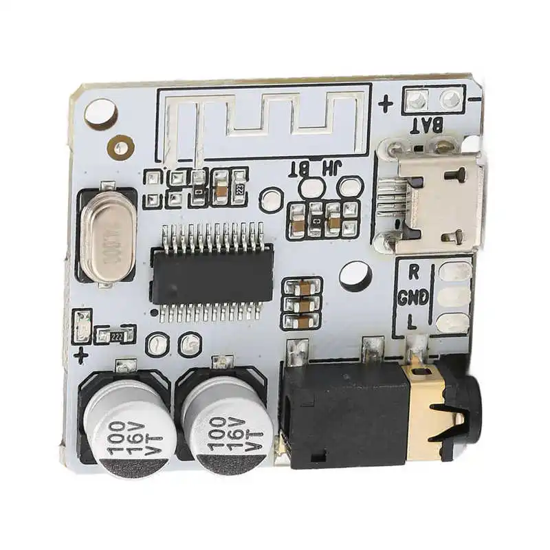 사운드 수신기 보드 자동차 스피커 앰프 모듈 3.7 ? 5V LED 표시기 DIY 용