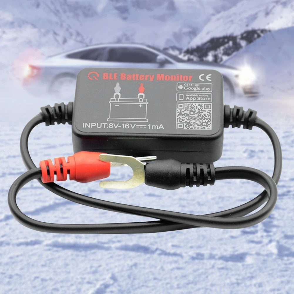 BM2 Car Battery Monitor Bluetooth-Compatible 4.0 BLE Car Battery Detector Charging Cranking Voltage Test for IOS Android Phone