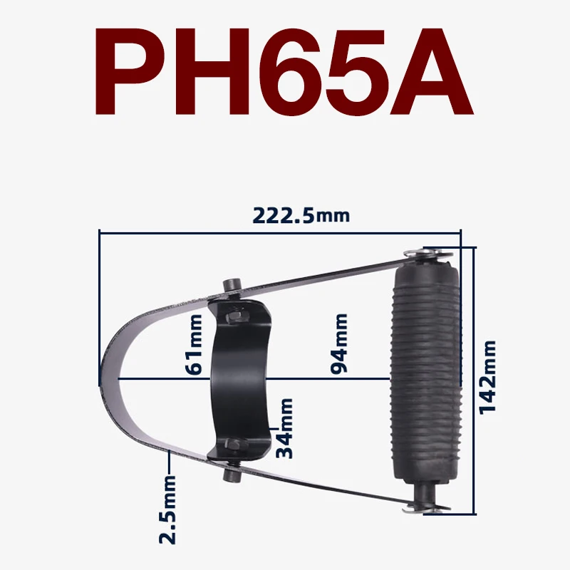 Electric Pick Handle Replacement Parts for Hitachi PH65A Electric Pick Impact Drill Power Tools Front Handle Handle Parts hitachi dredger zx200 210 230 240 270 6 direct injection walk operation handle the putter push rod glue