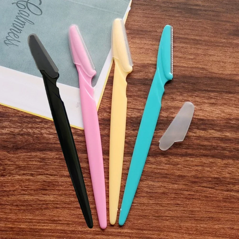 Eyebrow Razor Tools Random Color Set Multipurpose And Facial Razor With Precision Cover Safety 30/12/10 Pcs eyebrow razor set eyebrow razor