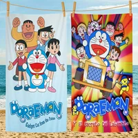 D-Doraemon Big Microfiber Beach Towels Quick Dry Towel Sand Beach Towels Pool Towel For Travel Swim Pool Yoga 1