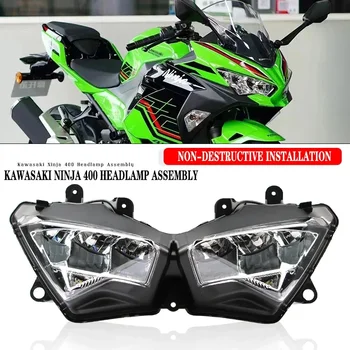 For Kawasaki Ninja 400 250 NINJA400 2018 2019 2020 2021 2023 636 LED Headlight-lamp Accessories Motorcycle Headlight Assembly.