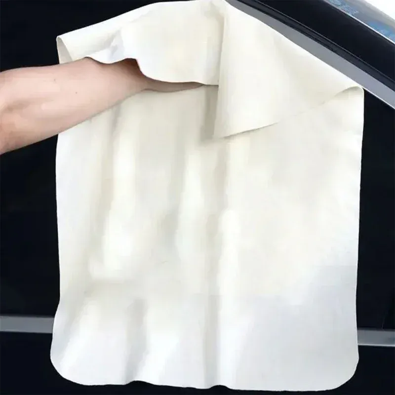 New Natural Chamois Leather Car Washing Towels Super Absorbent Car Home Window Glass Drying Cleaning Cloth Quick Dry Wash Towel
