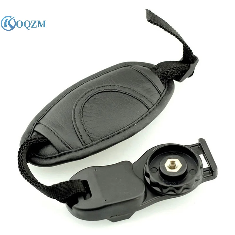 PU 가죽 핸드 그립 카메라 스트랩, 카메라 손목 스트랩, 미끄럼 방지 카메라, 디지털 SLR DSLR 안전 스트랩 벨트, 1PC