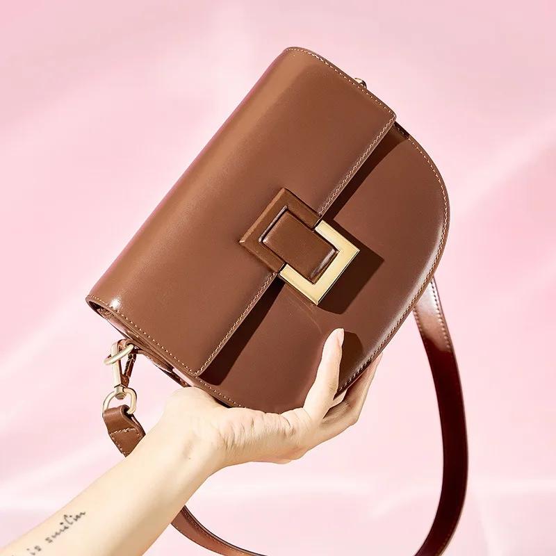 100% Echt Lederen Zachte Huid Meisjes Shell Reizen Handtas Schattige Vrouwen Messenger Bag Elegante Schoudertas Dame Telefoontassen Bolsos