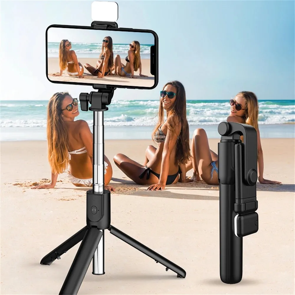 

Mobile Phone Selfie Stick, Bluetooth Fill Light, Live Photography, Portable, Telescopic Tripod, Bracket, Selfie Stick