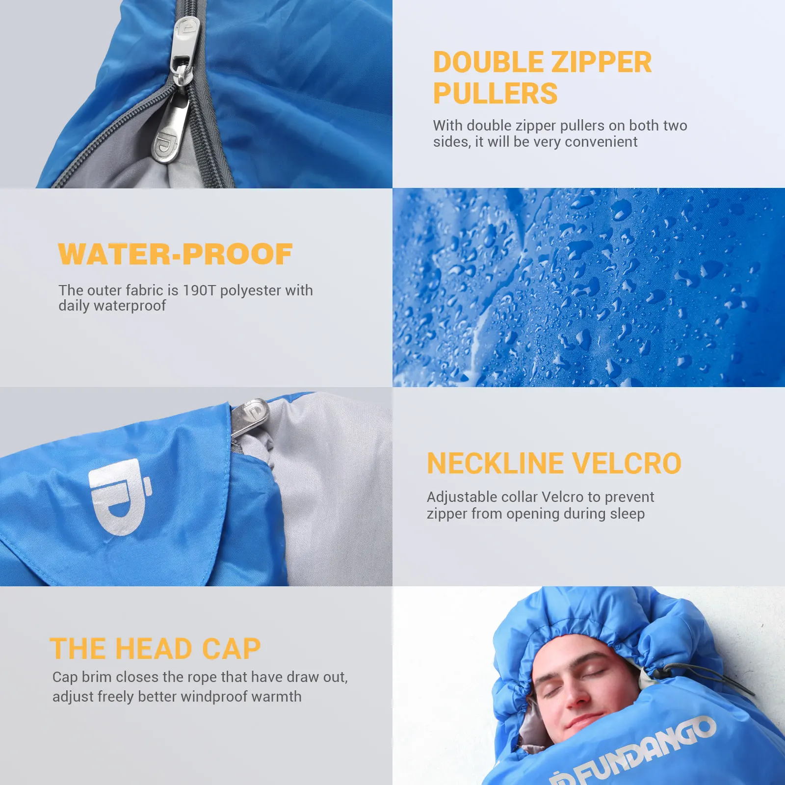 FUNDANGO Double Sleeping Bag 4