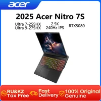 2025 Acer Nitro 7S Gaming Laptop 16 Inch 2.5K 240Hz Screen Netbook Intel Ultra 7-255HX 32GB 1TB RTX5080 Notebook Ultra Computer 1