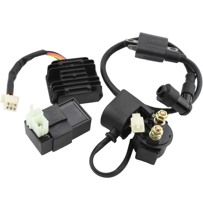 Bobina Di Accensione Cdi Regolatore Raddrizzatore Relè Kit Per Atv Dirt Bike Gokart 150Cc 200Cc 250Cc Motore Per Auto Atv Quad