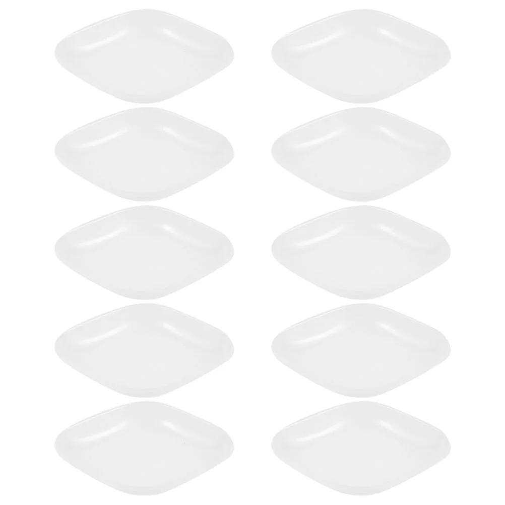

10 Pcs Plastic Weighing Pan Chemistry Boats Lab Equipment Plate Portable Trays The Hips Dishes Measuring