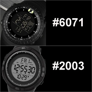 SANDA-reloj Digital deportivo para hombre, pulsera electrónica LED, resistente al agua, para exteriores 2