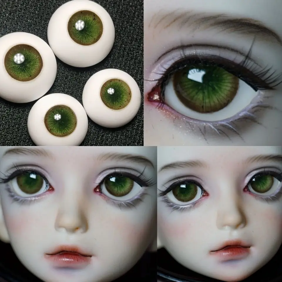 New Resin Eyes Doll Eyeball For 1/6 1/8 1/3 BJD Doll OB11 DIY Handmade Eyeball 10mm/12mm/14mm/16mm Doll Accessories Eyeball Gift