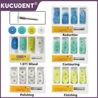 40Pcs/Box Dental Polishing Discs Gross Reduction Contouring Mandrel Stripes Set 1.071 Teeth Whitening Dentistry Materials