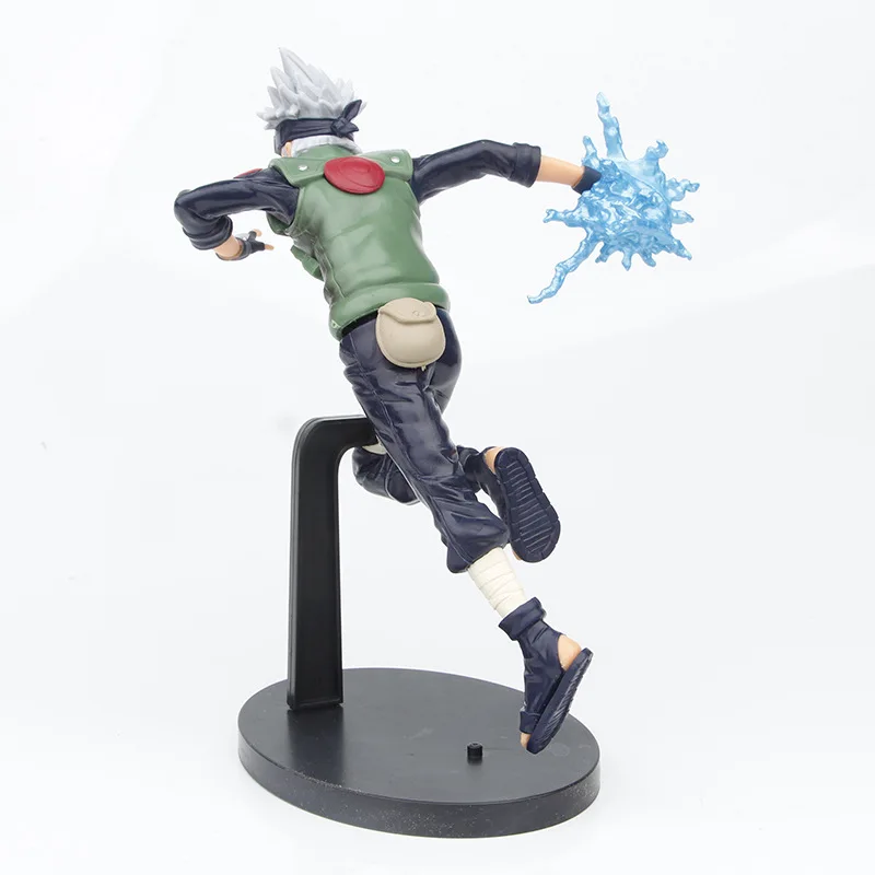 Anime Naruto Shippuuden Hatake Kakashi Battle Posture Raikiri Action Figure – 18CM PVC Collectible Toy Gift