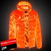 Four-control 21-zone constant temperature electric cotton-padded jacket for men in winter with USB chargingwarm and heated hood 5