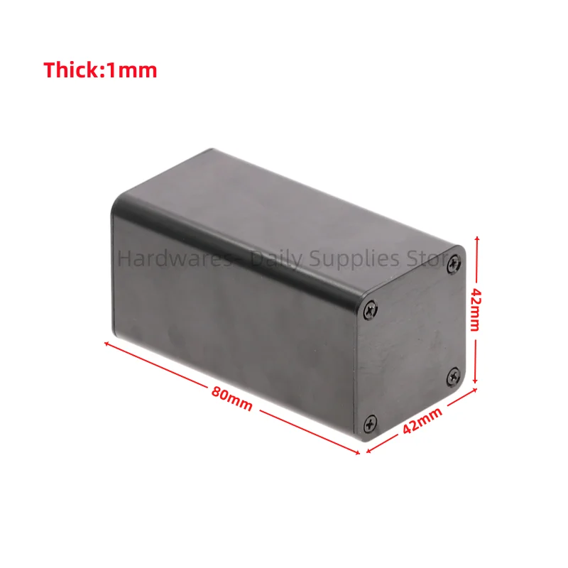 80x42x42mm Aluminum Waterproof Enclosure Case for PCB DIY Instrument Electronic Project-electronic enclosure case electrical box