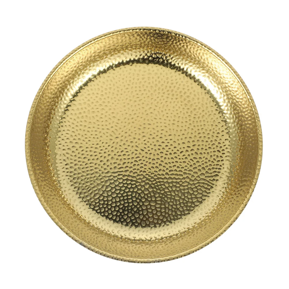 

Kitchen Food Plate Party Dining Table Plate Fruit Serving Tray Stainless Steel Plate