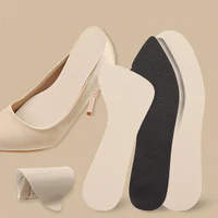 Sandales à talons hauts, demi-coussinets, semelle intérieure en cuir pour chaussures, insert antidérapant pour femmes, Ultra-fin, absorbant la sueur, respirant, peut être collé 3