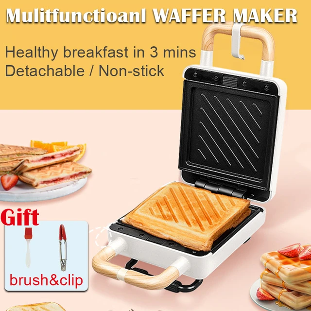 Household Automatic Multi-Function Sandwich Machine Breakfast Machine  Panini Machine Sandwich Waffle Machine Toaster Sandwich - AliExpress