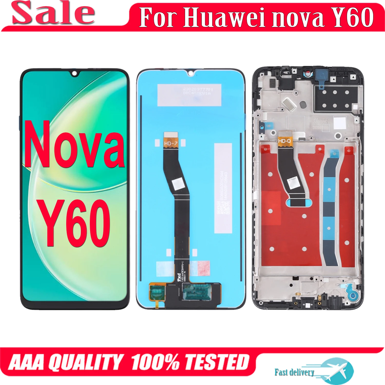 

6.6'' Original For Huawei Nova Y60 WKG-LX9 Wukong-L29A LCD Display Touch Screen Replacement Digitizer Assembly