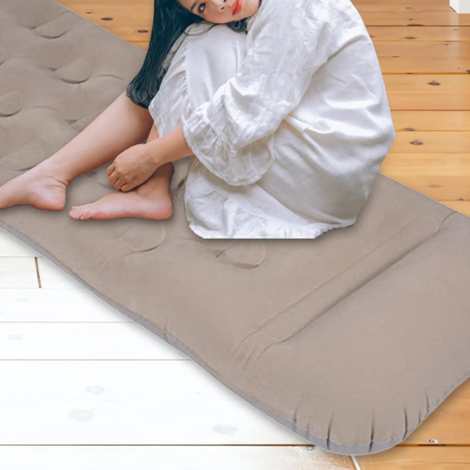 

Air Mattress Comfortable Flocking Top Inflatable Mat for Travel