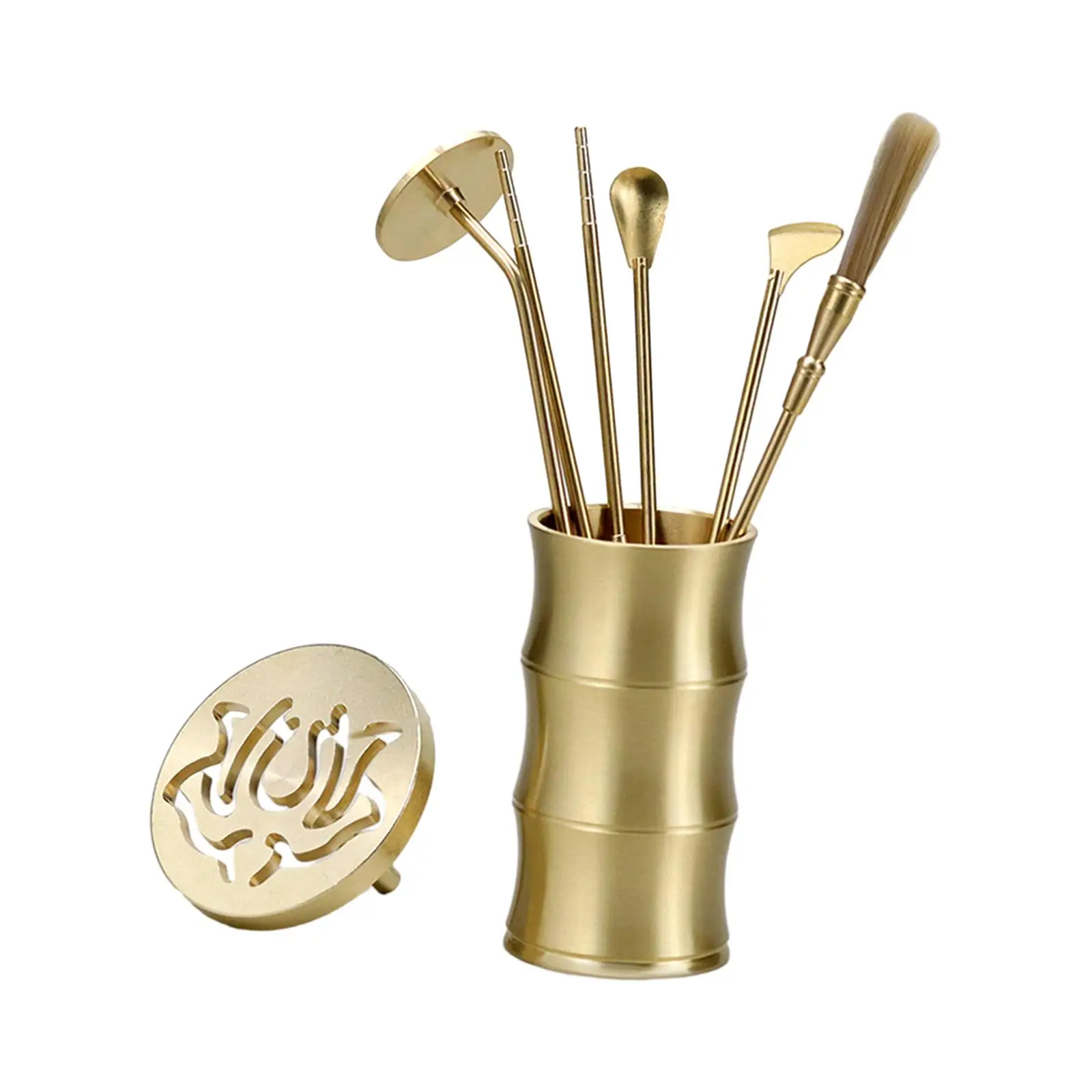 7 Pieces Chinese Incense Ceremony Set Incense Making Set for Yoga Meditation 7 Pieces Chinese Incense Ceremony Set Incense Making Set for Yoga Meditation