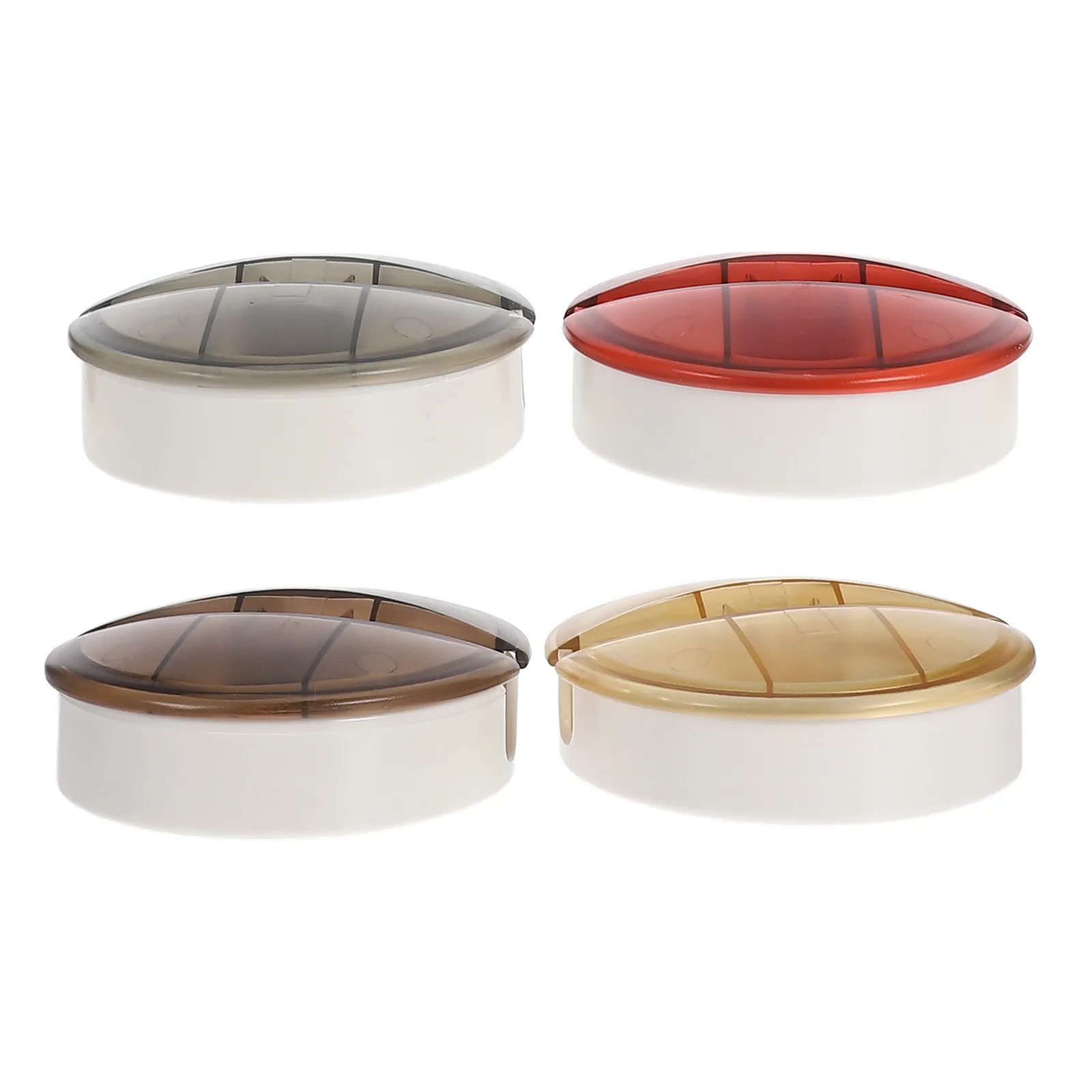 데이터 충전 케이블용 4Pcs 컴팩트 케이블 리트랙터 정리함, 엉킴 방지 휴대용..