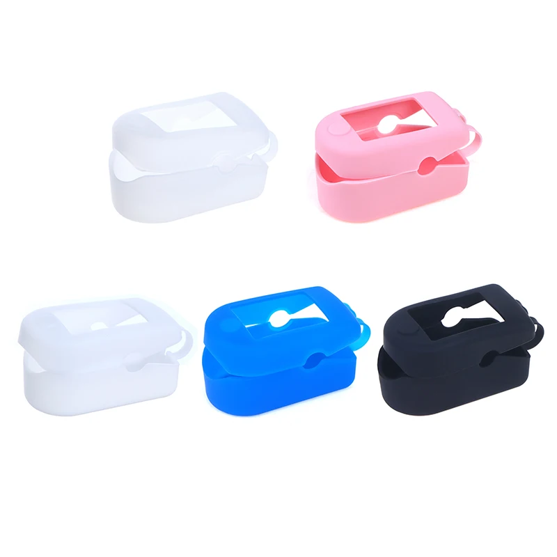 

1PC Silicone Storage Bag Finger Clip Oximeter Protective Case Medical Oximeter Protective Holder Finger Pulse Protective Bracket