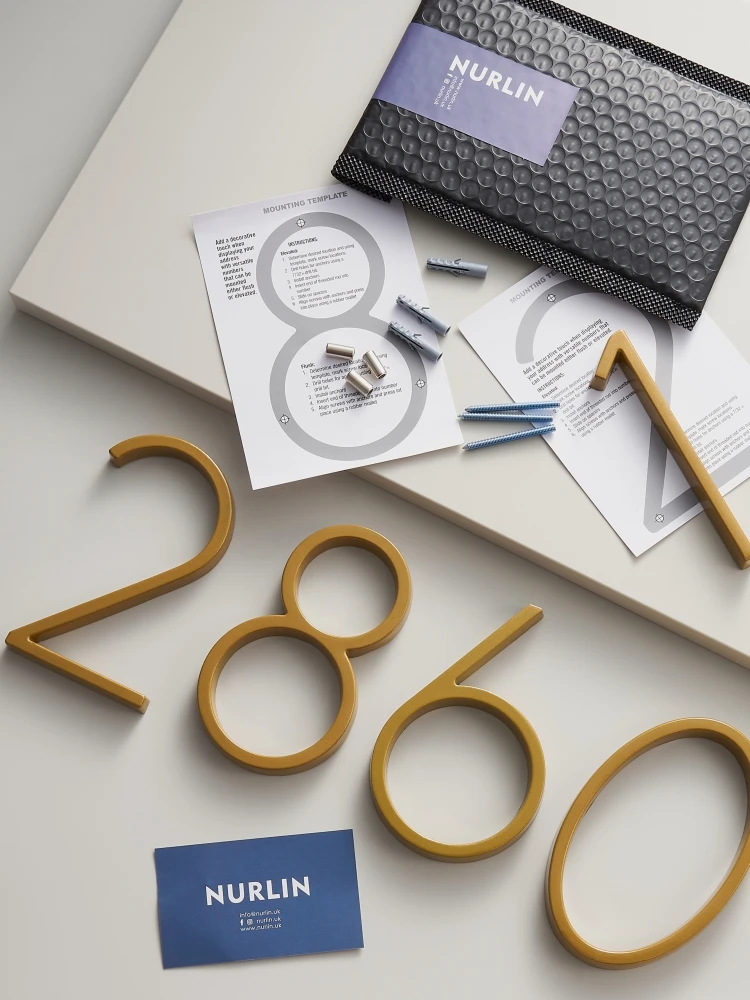 Nurlin Luxury House Numbers 3