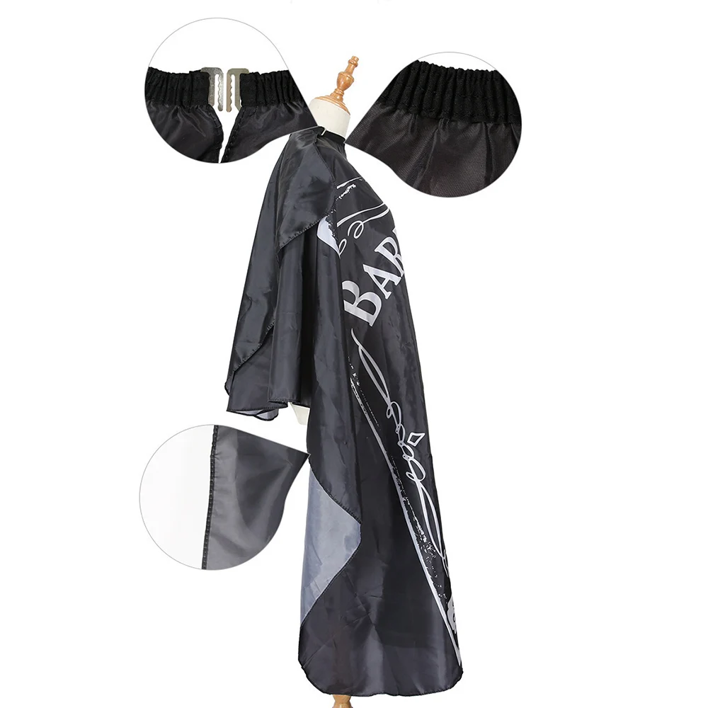 Hairdressing Cape Barber Hairdressing Cape Retro Hair Cutting Cape Black White Coat To Cut Hair Styling Tool Waterproof Apron for Man Haircut