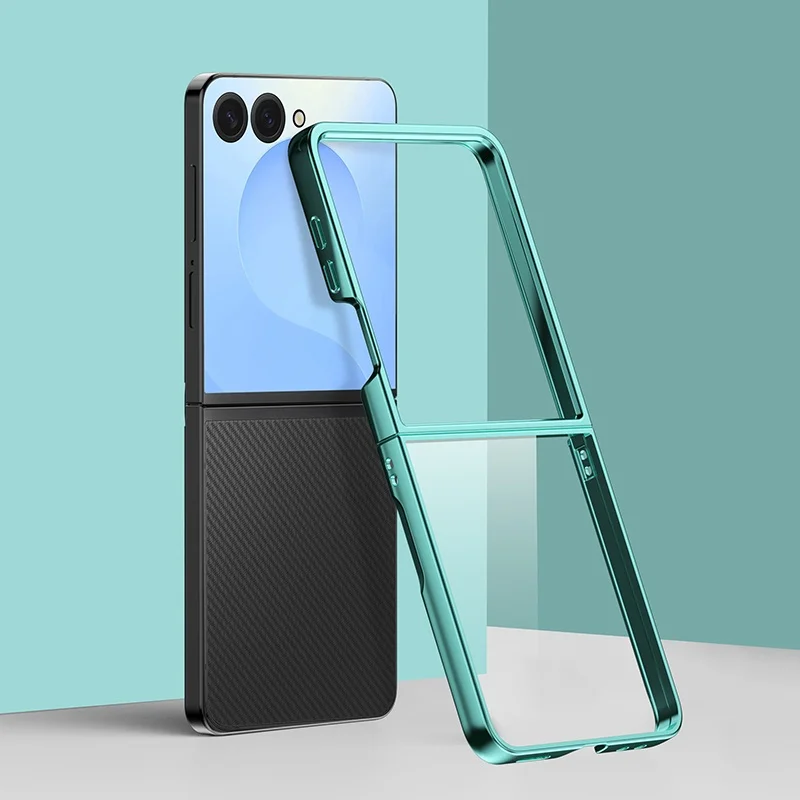 Electroplated Transparent Shockproof Phone Case - Hard PC Cover