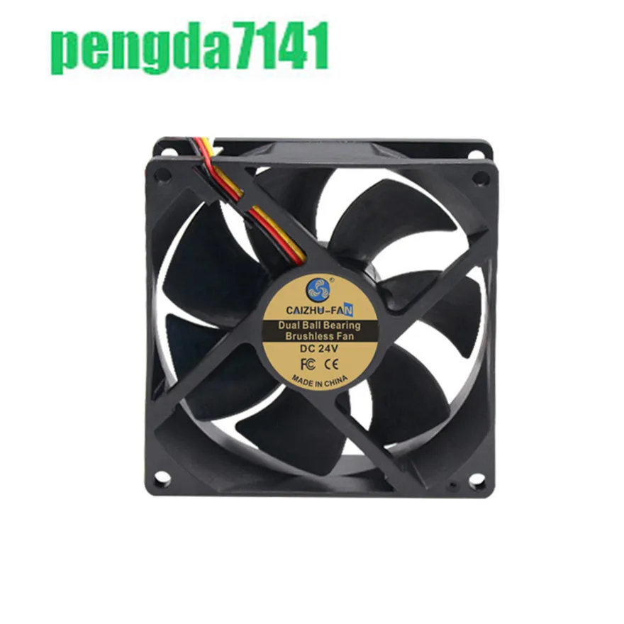 Dual Ball Bearing 90MM 9cm 9025 9225 CPU Fan 90x90x25mm DC24V Computer Case Cooling Fan 3pin FG RD