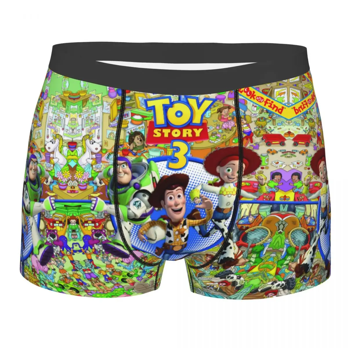 

Comedy Disney Toy Story Boxer Shorts For Men 3D Print Anime Movies Underwear Panties Briefs Breathable Underpants