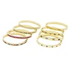 Geometric Rectangle Iced Out Bling Cubic Zirconia Colorful CZ Band Bangle for Women Gold Color Fashion Bracelet Jewelry 4