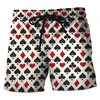 Casino Club 3D Printed Boardshorts Fashion Poker Short Pants For Men Clothes Playing Poker Beach Shorts Cards Trunks Bermudas 1