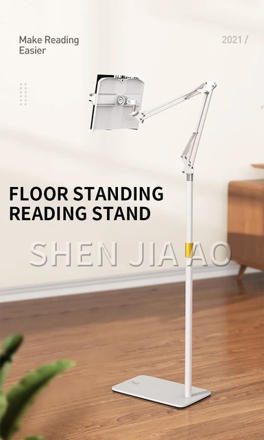 Staffa da pavimento per libri da lettura regolabile in altezza supporto per  libri da lettura da tavolo a braccio lungo supporto per libri da lettura  con rotazione Multi-angolo - AliExpress