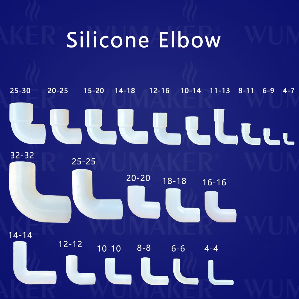 Flexible Silicone Right-Angle Elbow Connector for Versatile Applications