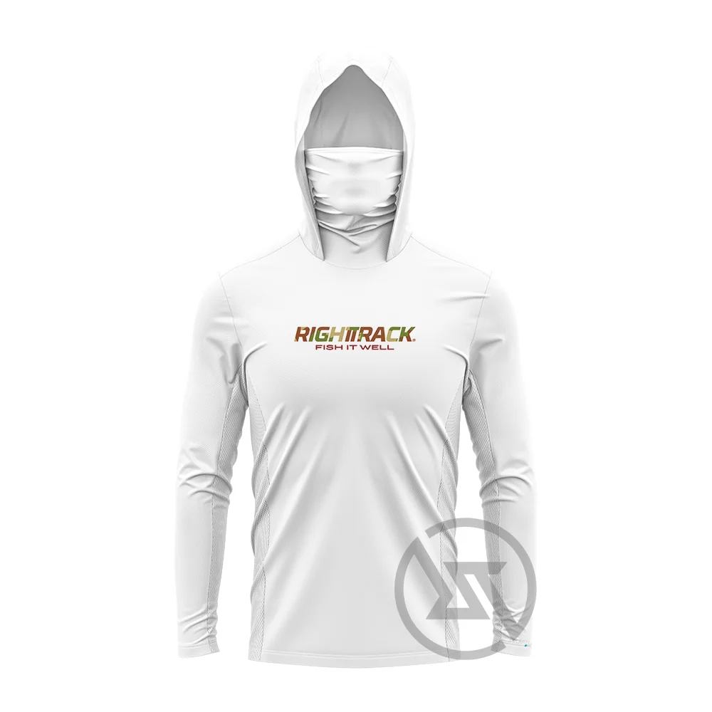Description Picture 4 of itemRT Mask Hoody Fishing Shirt Performance Men's Outdoor UV Protection Long Sleeve Mesh UPF50+ Gear Angling Clothing