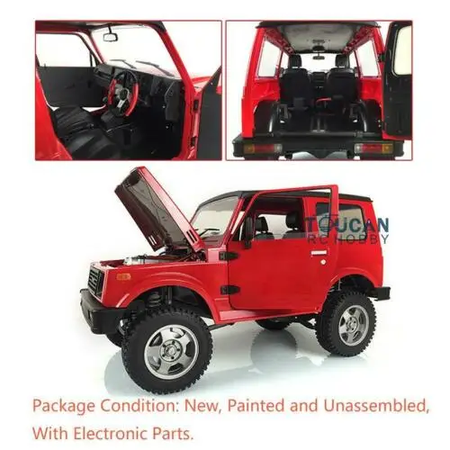 Painted 1/6 RC Capo Racing Model Crawler Model SIXER1 Samurai Car DIY I6S Radio Control Toy THZH0497 6