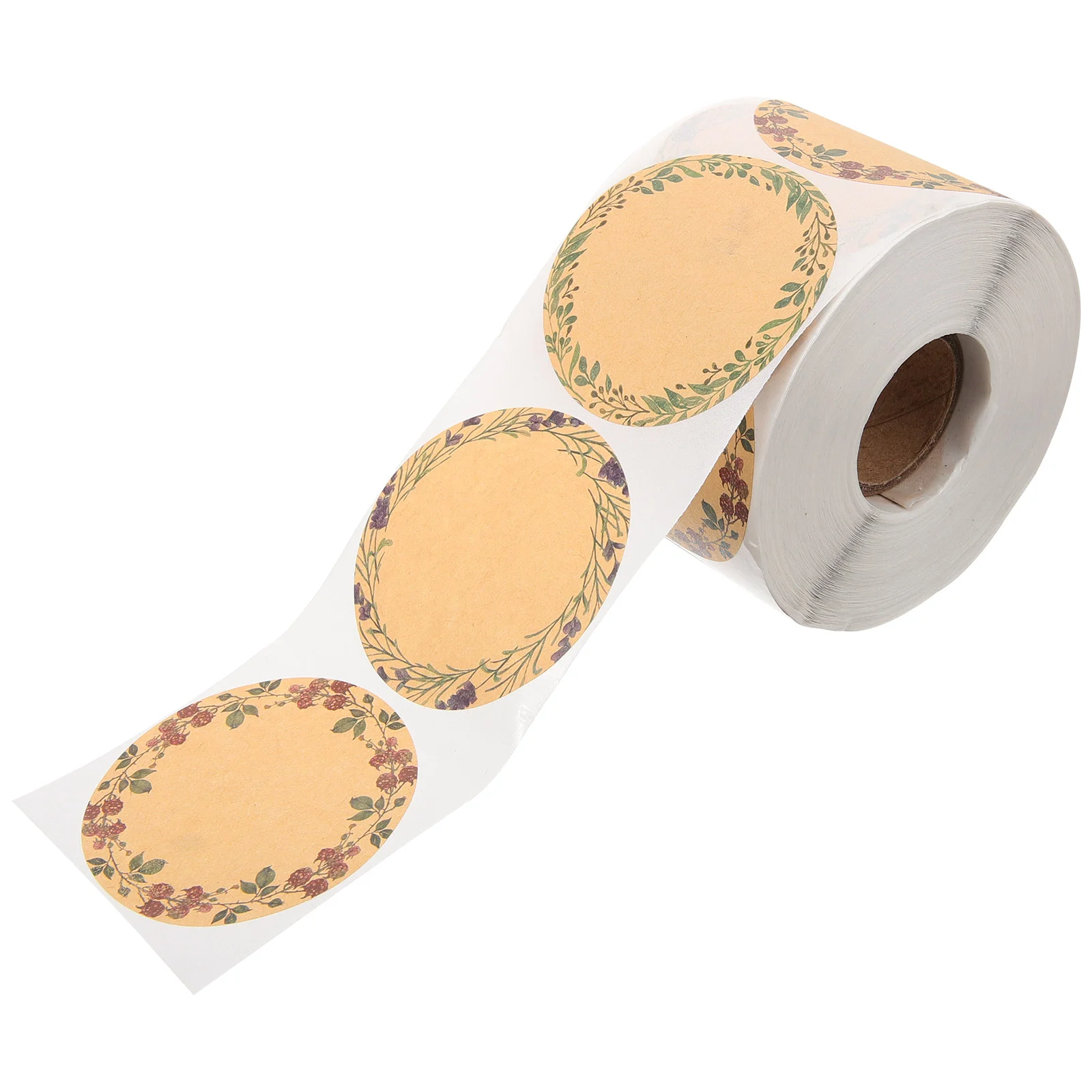 

Label Sticker Gift Packaging Paper Stickers Kraft Self Adhesive Labels Sealing for Wedding Gifts